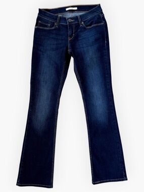 Levi’s 524 Bootcut Jeans Womens Size 3 Dark Wash Low Rise Stretch Denim